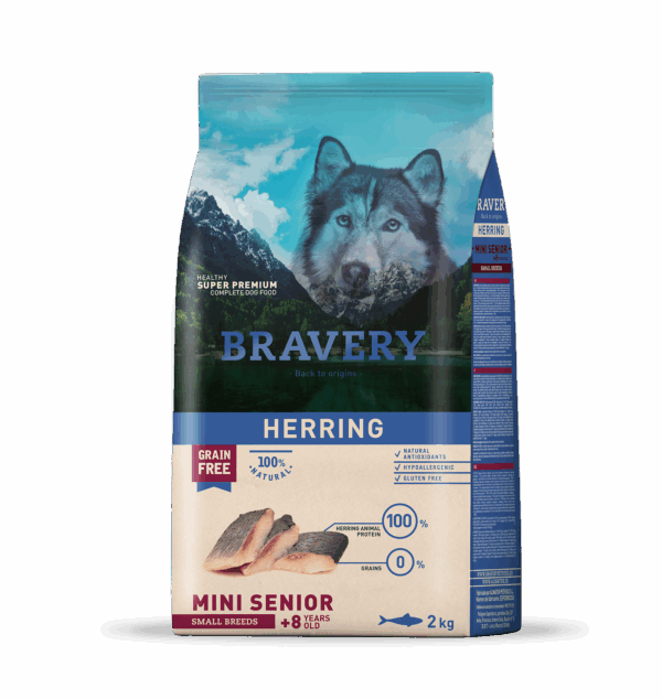 BRAVERY PERROS HERRING MINI SENIOR SMALL BREEDS