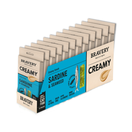 BRAVERY CREAMY SARDINE & SEAWEED